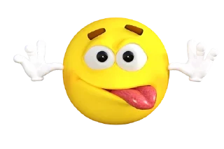 😝 emoji Yellow ball meme Telegram sticker 11 of 25