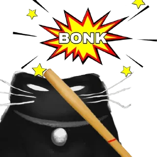 Sticker from kick
