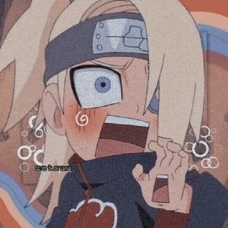 😮 emoji Deidara Pack Telegram sticker 4 of 26
