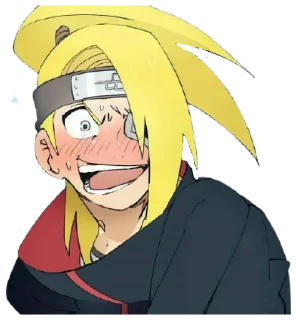 🍙 emoji Deidara Telegram sticker 15 of 39