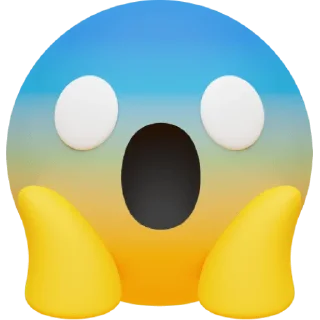 😱 emoji Craftwork Emoji Telegram sticker 4 of 94