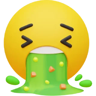 🤮 emoji Craftwork Emoji Telegram sticker 5 of 94