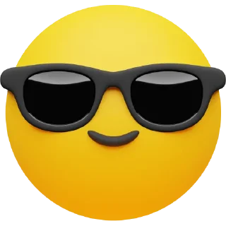😎 emoji Craftwork Emoji Telegram sticker 19 of 94