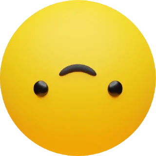🙃 emoji Craftwork Emoji Telegram sticker 23 of 94