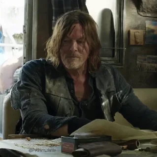 🗡 emoji Daryl Dixon @TwdPlus Telegram sticker 10 of 50