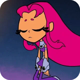 😞 emoji Starfire ➩ @Earth928B Telegram sticker 19 of 45