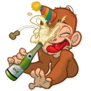 Sticker from Mona Monkey