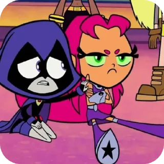 😒 emoji Starfire ➩ @Earth928B Telegram sticker 20 of 45