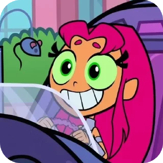 😁 emoji Starfire ➩ @Earth928B Telegram sticker 23 of 45