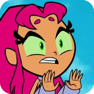 ❌ emoji Starfire ➩ @Earth928B Telegram sticker 18 of 45