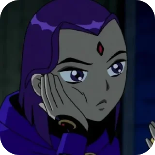 🙁 emoji Raven • @Earth928B Telegram sticker 21 of 50