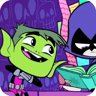😋 emoji Beast Boy ➩ @Earth928B Telegram sticker 13 of 50