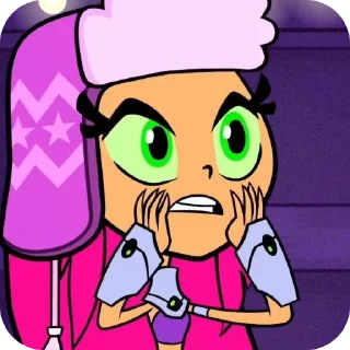 😱 emoji Starfire ➩ @Earth928B Telegram sticker 14 of 45