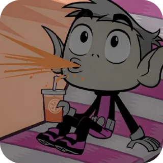 🤯 emoji Beast Boy ➩ @Earth928B Telegram sticker 12 of 50