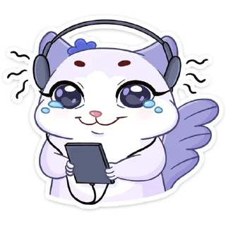 🎧 emoji кусалочка by @stickerdead Telegram sticker 11 of 48