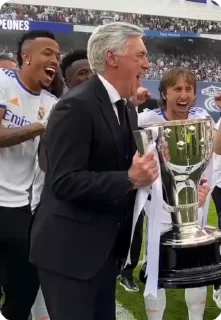 🏆 emoji Hala Madrid Telegram sticker 15 of 35