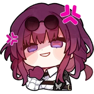 Sticker from honkai: star rail @ch3zerr