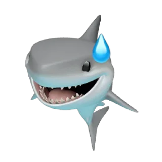 🦈 emoji акула Telegram sticker 12 of 17