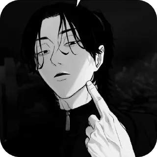 🕸 emoji 𝙝𝙚𝙤 𝙢𝙪𝙢𝙮𝙚𝙤𝙣𝙜. 🖇 @suiheroin Telegram sticker 24 of 69
