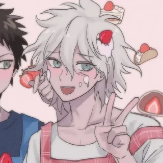 🩹 emoji 「狛 枝 凪 斗」twit: @dgrpluna Telegram sticker 23 of 25