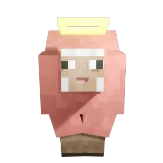 😇 emoji Minecraft Telegram sticker 10 of 20