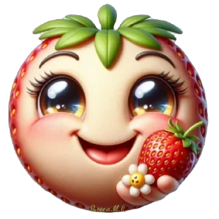 🍓 emoji красивые смайлики Telegram sticker 21 of 74