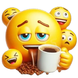 ☕ emoji красивые смайлики Telegram sticker 18 of 74