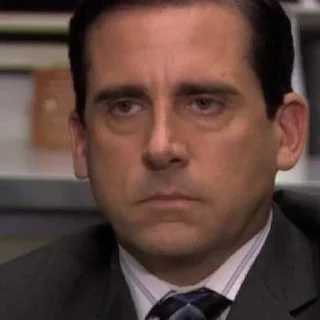 😐 emoji The Office // Michael Scott Telegram sticker 13 of 40