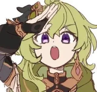 🫡 emoji sumeru genshin impact** Telegram sticker 7 of 100