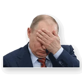 🤦‍♂️ emoji Путин Telegram sticker 6 of 54