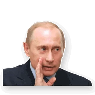 🤫 emoji Путин Telegram sticker 11 of 54