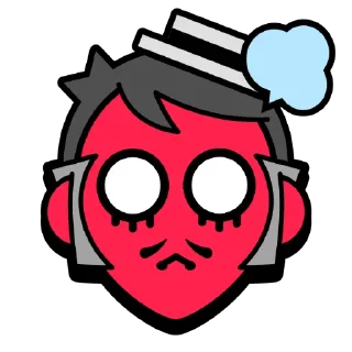 Sticker from Gray Pins @BrawlStarsStik
