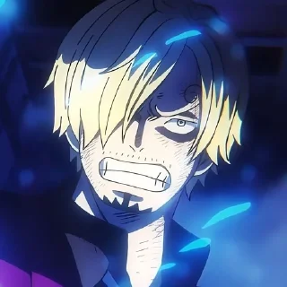 😡 emoji Sanji Wano Telegram sticker 6 of 50