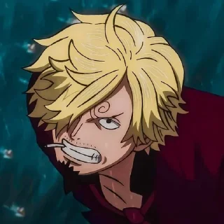 😡 emoji Sanji Wano Telegram sticker 8 of 50