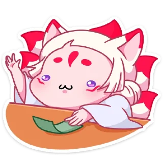 🙃 emoji Жрица-кумика @nyasticks Telegram sticker 16 of 49