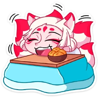 😁 emoji Жрица-кумика @nyasticks Telegram sticker 4 of 49