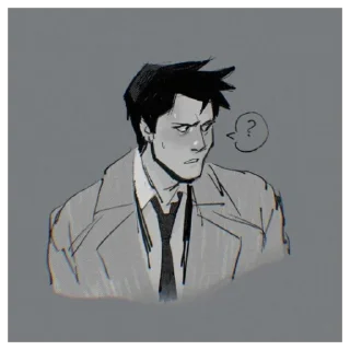 😲 emoji 🤍🤵🏻Кастиэль, Сверхъестественное Telegram sticker 8 of 80