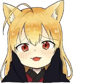 😍 emoji Little Fox Kitsunе Telegram sticker 21 of 44