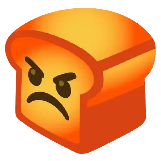 😡 emoji Хлебушек Telegram sticker 8 of 43