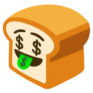 🤑 emoji Хлебушек Telegram sticker 18 of 43