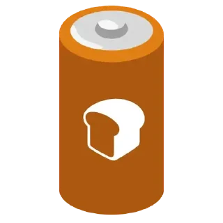 🔋 emoji Хлебушек Telegram sticker 22 of 43