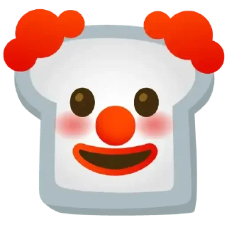 🤡 emoji Хлебушек Telegram sticker 11 of 43