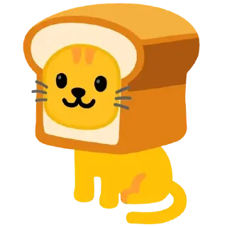 😺 emoji Хлебушек Telegram sticker 24 of 43