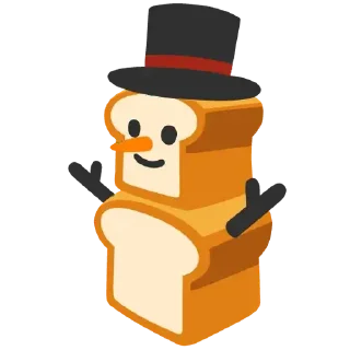 ☃️ emoji Хлебушек Telegram sticker 14 of 43