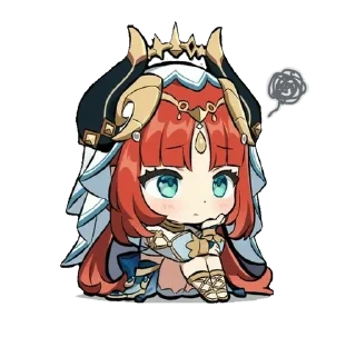 🌊 emoji Genshin impact Nilou @T11yvat Telegram sticker 2 of 13