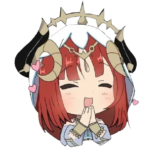 🌊 emoji Genshin impact Nilou @T11yvat Telegram sticker 6 of 13