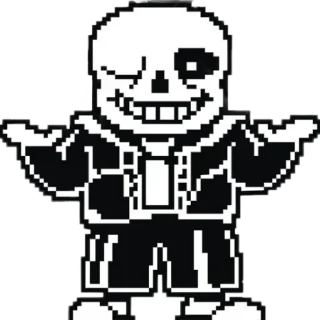 🔳 emoji Undertale Telegram sticker 5 of 90