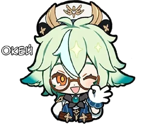 Sticker from Стики Паймон - @tg_sticks