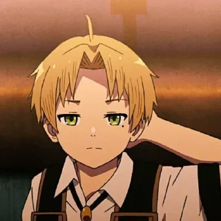 😒 emoji @anime_stickerr Реинкарнация безработного Telegram sticker 6 of 30