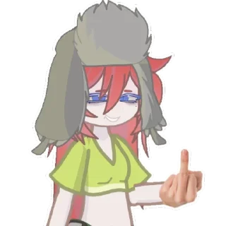 🥸 emoji Кили гача Telegram sticker 17 of 19